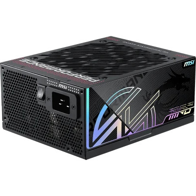 MSI MPG Ai1300TS PCIE5 unidad de fuente de alimentación 1300 W 24-pin ATX ATX Negro (Espera 4 dias)-SX162 MSI MPG Ai1300TS PCIE5 unidad de fuente de alimentación 1300 W 24-pin ATX ATX Negro (Espera 4 dias)
