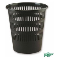 PAPELERA REJILLA 12 L COLOR NEGRO PL&Aacute;STICO RECICLADO Y RECICLABLE FAIBO 307R2 (Espera 4 dias)