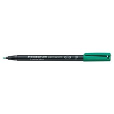 MARCADOR LUMOCOLOR PERMANENTE PUNTA FINA 0,6MM. VERDE STAEDTLER 318-5 (MIN10) (Espera 4 dias)