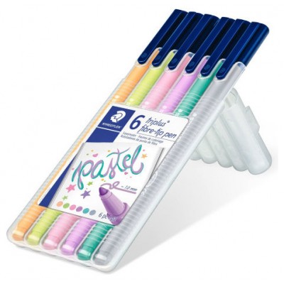 ESTUCHE 6 PZASTRIPLUS COLOR 323, SURT. NEON STAEDTLER 323SB6CS01 (Espera 4 dias)