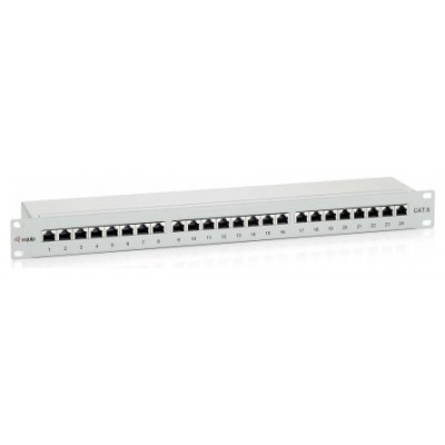 PATCH PANEL 24 PUERTOS PREMIUM CATEGORIA 6 APANTALLADO