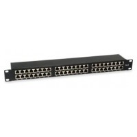 PATCH PANEL 48 PUERTOS CATEGORIA 6 APANTALLADO  1U