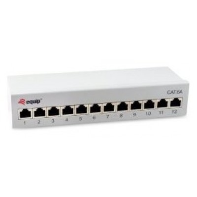 PATCH PANEL DE SOBREMESA EQUIP CAT.6A APANTALLADO 12