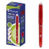 BOLIGRAFO BORRABLE C/CAPUCHON ROJO.0.7MM BISMARK 327530 (MIN12) (Espera 4 dias)