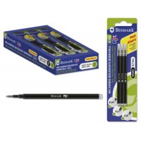 SET 3 UNIDADES RECAMBIO BOLIGRAFO BORRABLE NEGRO BISMARK 327533 (Espera 4 dias)