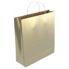 BOLSA PAPEL CON ASAS KRAFT ORO M 27X12X37 CM BISMARK 329846 (MIN25) (Espera 4 dias)