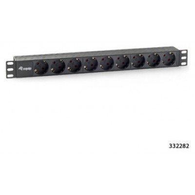 REGLETA ALIMENTACION RACK 19" 1U 9 TOMAS
