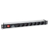 REGLETA ALIMENTACION RACK 19" 1U 7 TOMAS