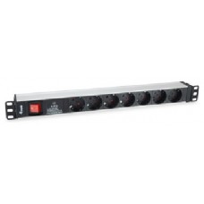 REGLETA ALIMENTACION RACK 19 1U 7 TOMAS