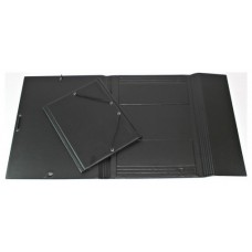CARPETA FORMATO FOLIO GOMAS Y SOPALAS PVC NEGRA IBERPLAS 343CS00 (Espera 4 dias)