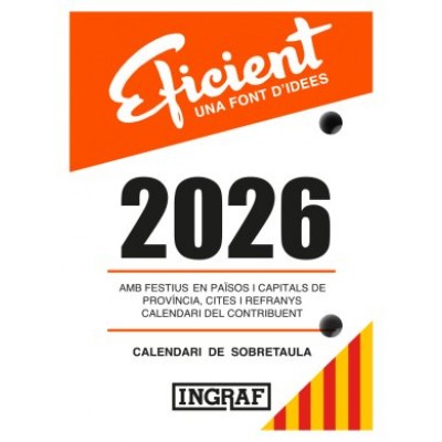 BLOC BUFFET 2026 EFICIENTE CATALAN INGRAF 356435 (Espera 4 dias)-SX229 BLOC BUFFET 2026 EFICIENTE CATALAN INGRAF 356435 (Espera 4 dias)