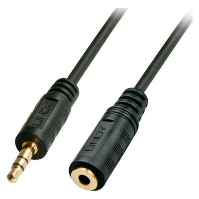 Lindy 35652 cable de audio 2 m 3,5mm Negro (Espera 4 dias)