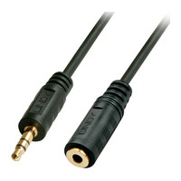Lindy 35653 cable de audio 3 m 3,5mm Negro (Espera 4 dias)