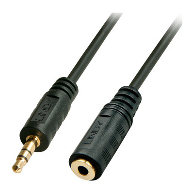 Lindy 35654 cable de audio 5 m 3,5mm Negro (Espera 4 dias)