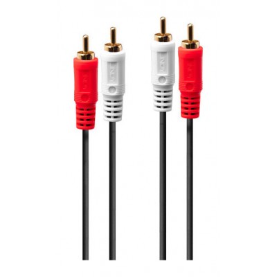 Lindy 35660 cable de audio 1 m 2 x RCA Rojo, Blanco (Espera 4 dias)