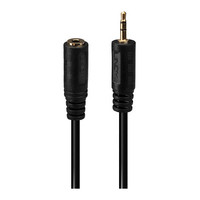 Lindy 35698 cable de audio 0,2 m 2,5mm 3,5mm Negro (Espera 4 dias)