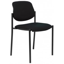 PIQUERAS Y CRESPO NOWY STYL Silla fija Styl similpiel negro chasis negro