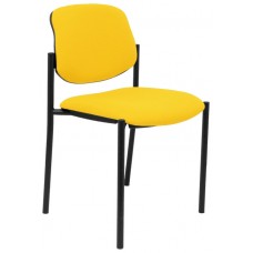PIQUERAS Y CRESPO NOWY STYL Silla fija Styl bali amarillo chasis negro