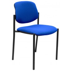 PIQUERAS Y CRESPO NOWY STYL Silla fija Styl bali azul marino chasis negro
