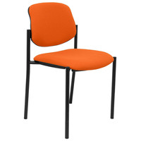 PIQUERAS Y CRESPO NOWY STYL Silla fija Styl bali naranja chasis negro