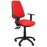 PIQUERAS Y CRESPO Silla Elche S similpiel rojo brazos regulables-13SX PIQUERAS Y CRESPO Silla Elche S similpiel rojo brazos regulables