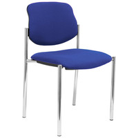 PIQUERAS Y CRESPO NOWY STYL Silla fija Styl bali azul chasis cromo
