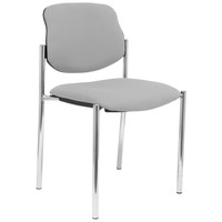 PIQUERAS Y CRESPO NOWY STYL Silla fija Styl bali gris chasis cromo