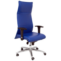 PIQUERAS Y CRESPO Sillon Albacete similpiel azul-85SX PIQUERAS Y CRESPO Sillon Albacete similpiel azul