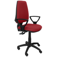 PIQUERAS Y CRESPO Silla Elche S bali granate brazos fijos