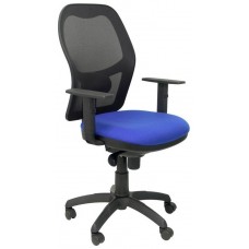 SILLA JORQUERA MALLA NEGRA ASIENTO BALI AZUL PIQUERAS Y CRESPO 15SNBALI229 (Espera 4 dias)