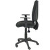 PIQUERAS Y CRESPO Silla Elche S brazos regulables bali color negro