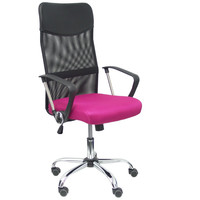 PIQUERAS Y CRESPO Silla Gontar respaldo malla negro asiento rosa &iexcl;Ultimas unidades!!
