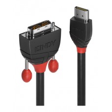 Lindy 36271 adaptador de cable de vídeo 1 m HDMI tipo A (Estándar) DVI-D Negro (Espera 4 dias)-SX4 Lindy 36271 adaptador de cable de vídeo 1 m HDMI tipo A (Estándar) DVI-D Negro (Espera 4 dias)
