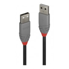 Lindy 36694 cable USB USB 2.0 3 m USB A Negro, Gris (Espera 4 dias)