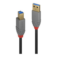 Lindy 36744 cable USB USB 3.2 Gen 1 (3.1 Gen 1) 5 m USB A USB B Negro (Espera 4 dias)