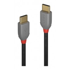 Lindy 36872 cable USB USB 2.0 2 m USB C Negro, Gris (Espera 4 dias)