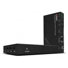 Lindy 38139 extensor audio/video Transmisor y receptor de se&ntilde;ales AV Negro (Espera 4 dias)