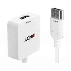 Lindy 38146 adaptador de cable de v&iacute;deo HDMI tipo A (Est&aacute;ndar) DisplayPort Blanco (Espera 4 dias)