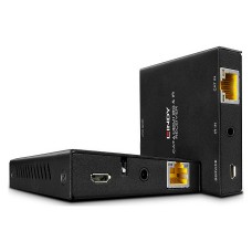 Lindy 38205 extensor audio/video Transmisor y receptor de se&ntilde;ales AV Negro (Espera 4 dias)