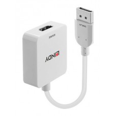 Lindy 38303 adaptador de cable de v&iacute;deo 0,095 m HDMI tipo A (Est&aacute;ndar) DisplayPort Blanco (Espera 4 dias)