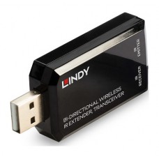 Lindy 38331 extensor audio/video Transmisor y transmisor-receptor de se&ntilde;ales AV Negro (Espera 4 dias)
