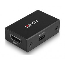Lindy 38391 extensor audio/video Repetidor de se&ntilde;ales AV Negro (Espera 4 dias)