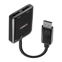 Lindy 38430 hub de interfaz DisplayPort 21600 Mbit/s Negro (Espera 4 dias)