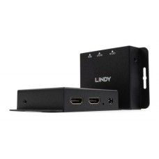 Lindy 38509 extensor audio/video Transmisor y receptor de se&ntilde;ales AV Negro (Espera 4 dias)