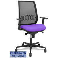 PIQUERAS Y CRESPO Silla Alares sincro malla negra bali lila brazo regulable-14,996SX PIQUERAS Y CRESPO Silla Alares sincro malla negra bali lila brazo regulable