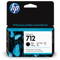 HP DesignJet T200/T600, Cartucho Negro 712