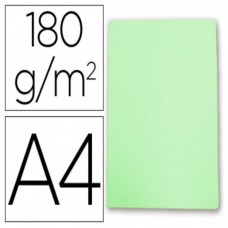 SUBCARPETA SIMPLES PASTEL 180 GRS A4 COLOR VERDE GIO 400040509 (MIN50) (Espera 4 dias)