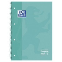 CUADERNO OXFORD A4+ VERDE MENTA