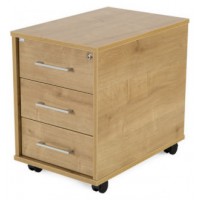 CAJONERA BUCK MOVIL 3 CAJONES. COLOR: ESTRUCTURA ROBLE / FRONTAL ROBLE ROCADA 4003AR08V24 (Espera 4 dias)