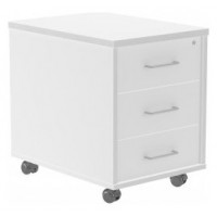 CAJONERA BUCK MOVIL 3 CAJONES. COLOR: ESTRUCTURA BLANCA / FRONTAL BLANCO ROCADA 4003AW04V24 (Espera 4 dias)
